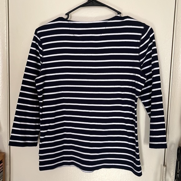Lauren Ralph Lauren blue & white stripes size M - Picture 7 of 7